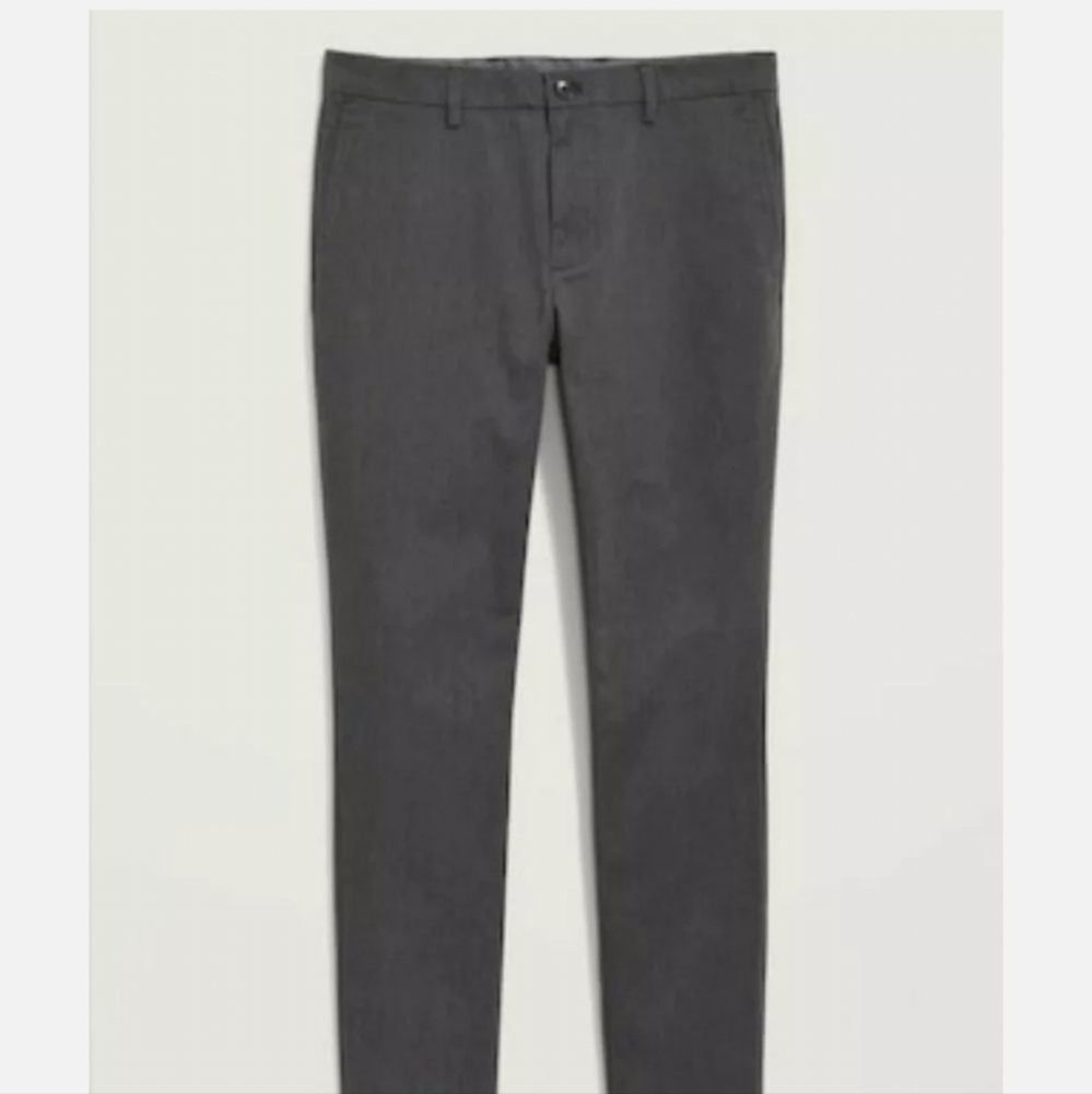 Old Navy Men's Pants. 28x34. Charcoal Gray, Skinny.